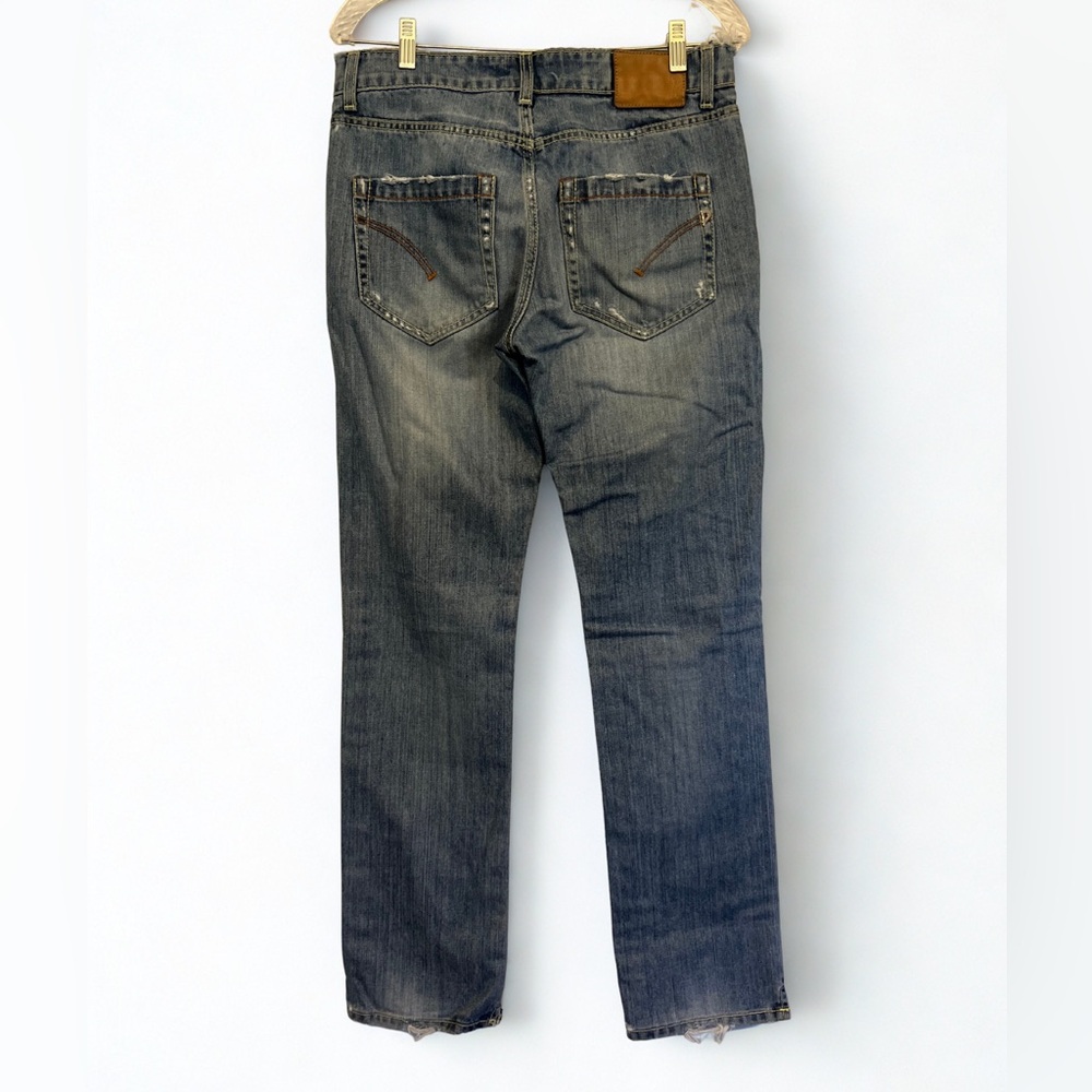 Dondup “John” Distressed Straight Leg Jeans – Made in Italy – Size 28 - Picture 2 of 7
